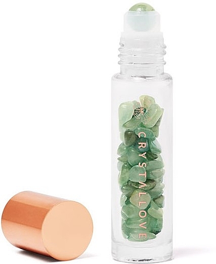 Gemstone Jadeite Oil Roll-On Bottle, 10 ml - Crystallove Jade Oil Bottle — photo N1