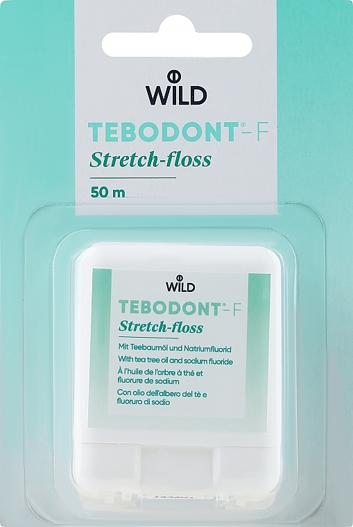 Dental Floss - Wild Pharma Tebodont-F Stretch Floss — photo N1