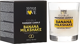 Fragrances, Perfumes, Cosmetics Natural Massage Candle "Banana" - Sezmar Collection