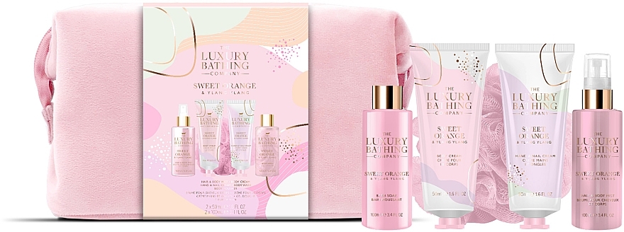 Set, 6 products - Grace Cole The Luxury Bathing Sweet Orange & Ylang Ylang Set — photo N1