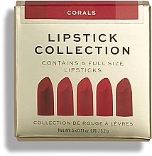 Lipstick Set, 5 pcs. - Revolution Pro Lipstick Collection Corals — photo N3