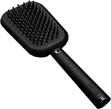 Hair Brush with Self-Cleaning Function, Classic Black - Bellody Patented Hairbrush With Self-Cleaning Function — photo N1