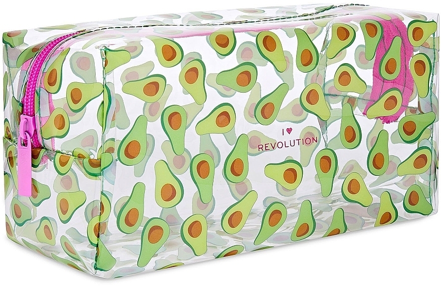 Avocado Makeup Bag - I Heart Revolution Cosmetic Bag Tasty Avocado — photo N2