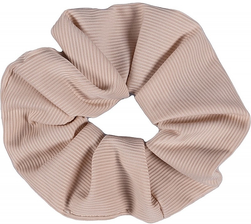 Scrunchies, 26515, 2 pcs, beige and pink - Top Choice Hair Bands — photo N9
