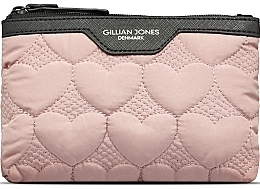Fragrances, Perfumes, Cosmetics Cosmetic Bag - Gillian Jones Urban Makeup Bag Quilted Heart