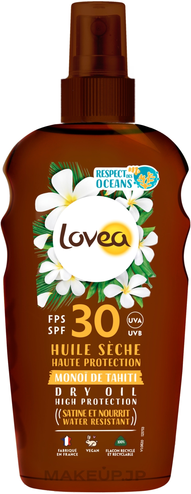 Dry Tanning Oil - Lovea Protection Dry Oil Spray SPF30 — photo 150 ml