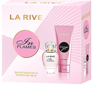 La Rive In Flames - Set (edp/90ml+sh/gel/100ml) — photo N1