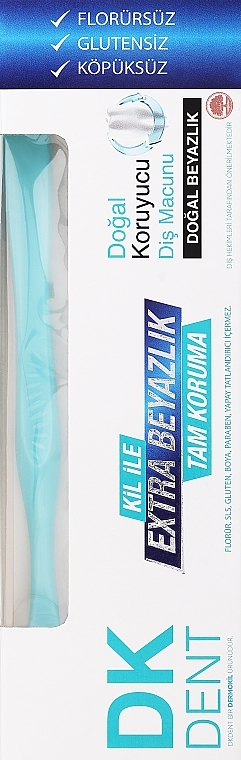 Toothpaste + Toothbrush - Dermokil DKDent Classic Toothpaste — photo N2