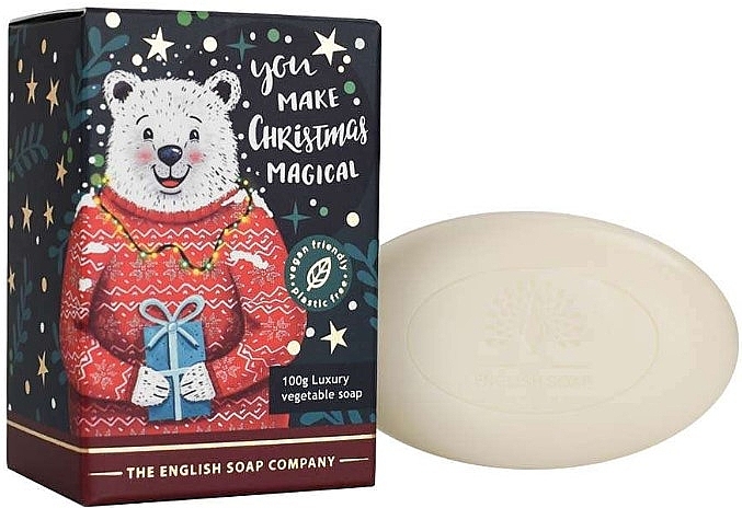 Polar Bear Soap - The English Soap Company Christmas Polar Bear Mini Soap — photo N1