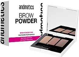 Fragrances, Perfumes, Cosmetics Brow Powder - Andmetics Brow Powder Trio