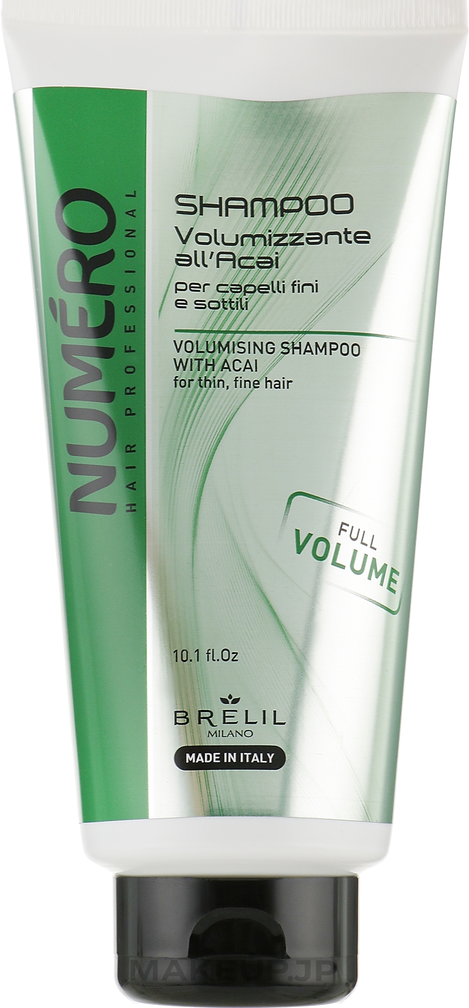 Volume Acai Shampoo - Brelil Numero Volumising Shampoo — photo 300 ml
