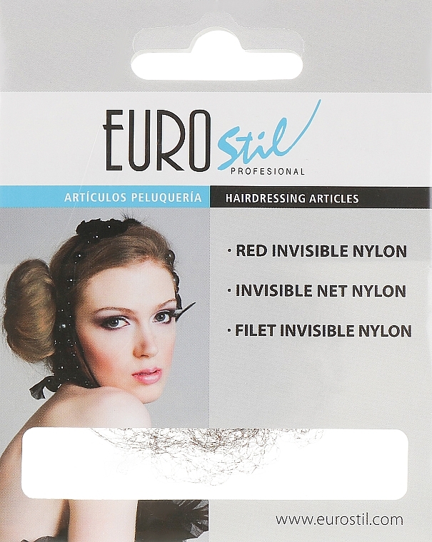 Nylon Hair Net, dark brown, 01046/67 - Eurostil — photo N1