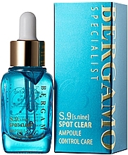 Fragrances, Perfumes, Cosmetics Soothing Serum - Bergamo S-9 Spot Clear Ampoule Control Care