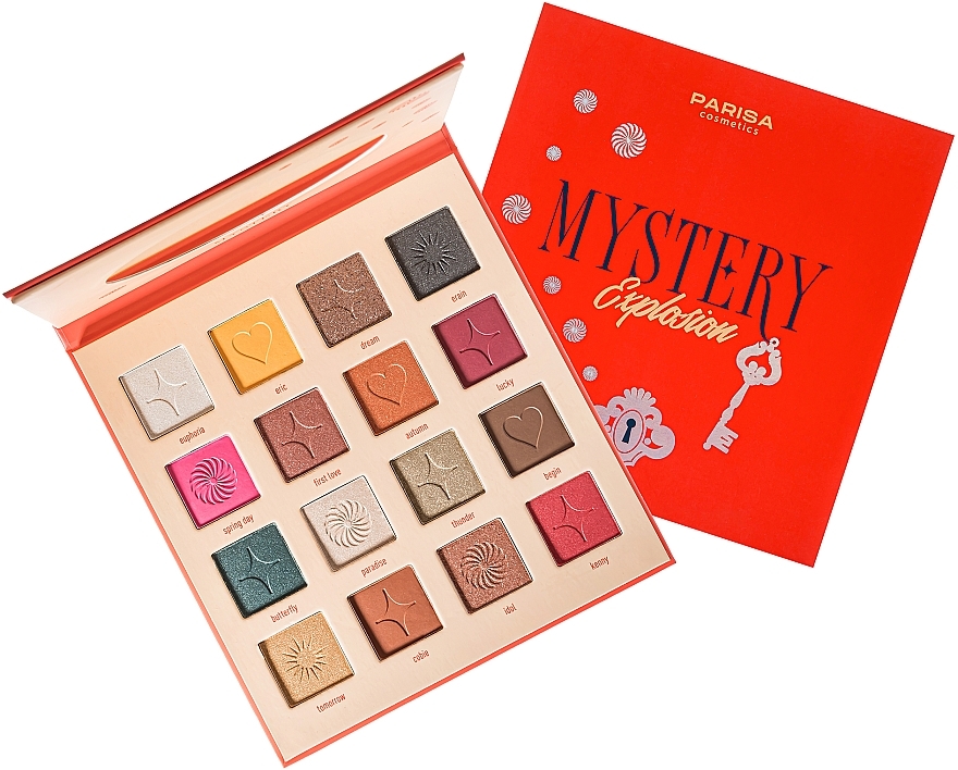 Eyeshadow Palette, 16 shades - Parisa Cosmetics Mystery Explosion — photo N2