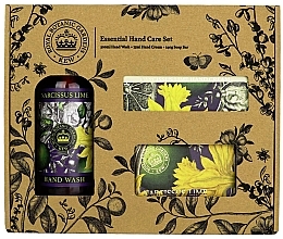 Fragrances, Perfumes, Cosmetics Set - The English Soap Company Narcissus Lime Essential Hand Care Set (soap/240g + h/cr/75ml + h/wash/500ml)