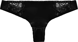 Fragrances, Perfumes, Cosmetics Invisible Thongs with Lace, black - Moraj