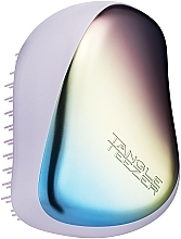 Compact Hair Brush - Tangle Teezer Compact Styler Pearlescent Matte — photo N2