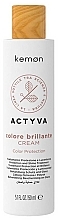 Color Protective Cream for Dyed Hair - Kemon Actyva Colore Brilliante Cream Color Protection — photo N1