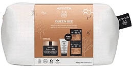 Set - Apivita Queen Bee Light Texture (f/cr/50ml + clean/milk/50ml + f/mask/2x8ml + pouch) — photo N2