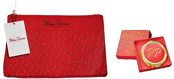 GIFT! Cosmetic Bag + Mirror - Paloma Picasso Mon Parfum Cosmetic Bag & Mirror — photo N1