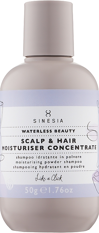 Moisturizing Concentrated Powder Shampoo - Sinesia Waterless Beauty Scalp & Hair Moisturizer Concentrate — photo N1