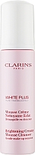 Fragrances, Perfumes, Cosmetics Brightening Mousse Cleanser - Clarins White Plus Makeup Brightening Creamy Mousse Cleanser