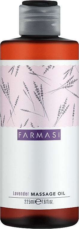 Body Massage Oil with Lavender - Farmasi Lavender Massage Oil — photo N1