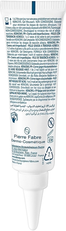 Anti-Blemish Cream for Acne-Prone Skin - Ducray Keracnyl PP+ Anti-Blemish Cream — photo N2