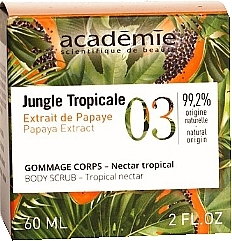 Body Scrub "Tropical Nectar" - Academie Jungle Tropicale Body Scrub Tropical Nectar — photo N2