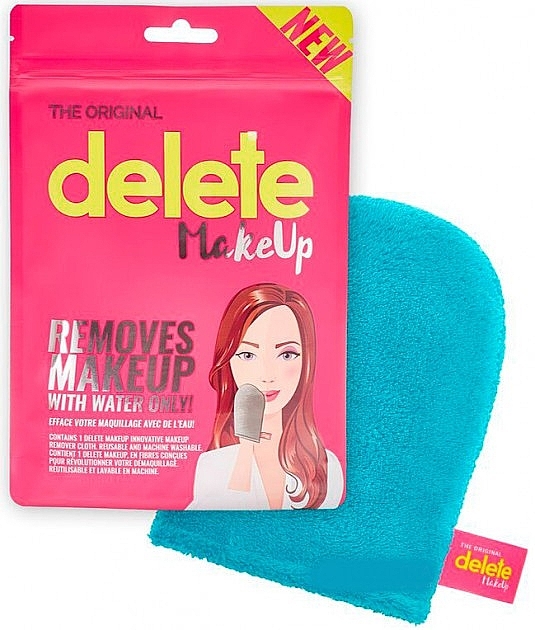 Makeup Remover Mitten, blue - Glov Delete MakeUp — photo N2