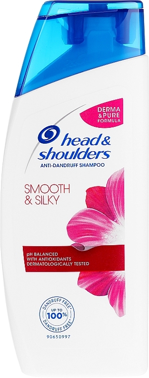 Anti-Dandruff 2-in-1 Shampoo "Smooth & Sleek" - Head & Shoulders 2 in 1 Smooth & Silky — photo N1