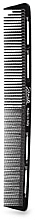 Carbon Comb, 19 cm, black - Janeke 879 Carbon Comb Antistatic — photo N1