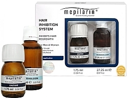 Fragrances, Perfumes, Cosmetics Hair Growth Inhibiting Complex after Epilation - Mepilarin Hair Inhibition System (enzyme/1.75ml + b/emul/27.25ml)