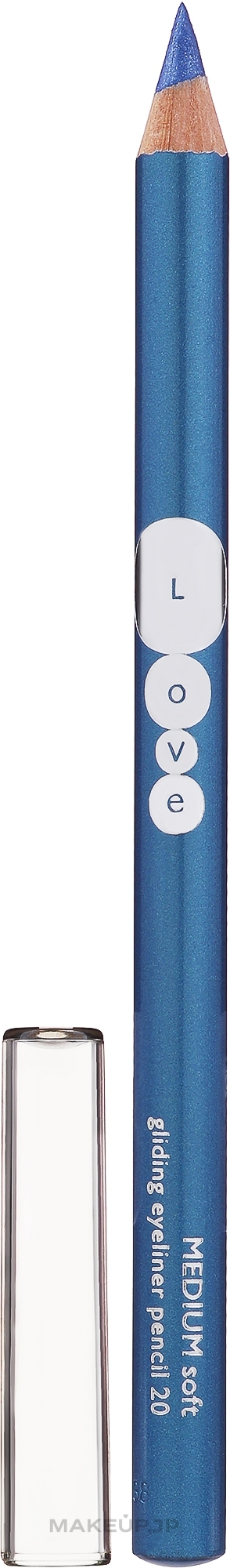 Eye Pencil - Kallos Cosmetics Love Gliding Eyeliner Pencil Medium Soft — photo 20 - Blue
