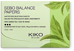 Fragrances, Perfumes, Cosmetics Mattifying Face Wipes - Kiko Milano Sebo Balance Papers