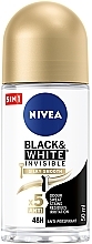 Fragrances, Perfumes, Cosmetics Roll-on Deodorant Antiperspirant "Silky Smooth" - NIVEA Black & White Invisible Silky Smooth Deodorant Roll-on
