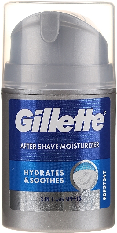 After Shave Balm 3in1 "Instant Hydration" SPF15 - Gillette Pro Instant Hydration After Shave Balm SPF15 for Men — photo N2