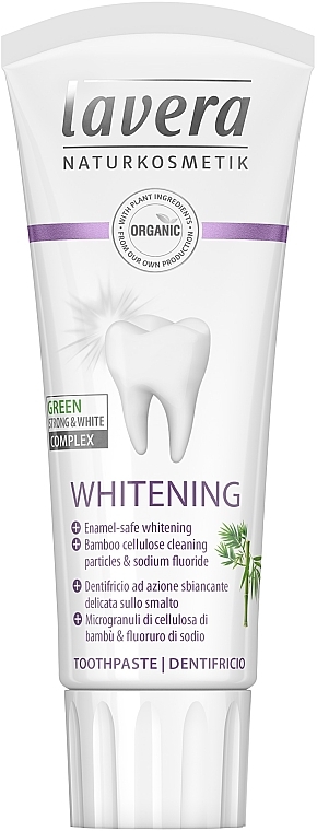 Whitening Toothpaste - Lavera Whitening Toothpaste — photo N1