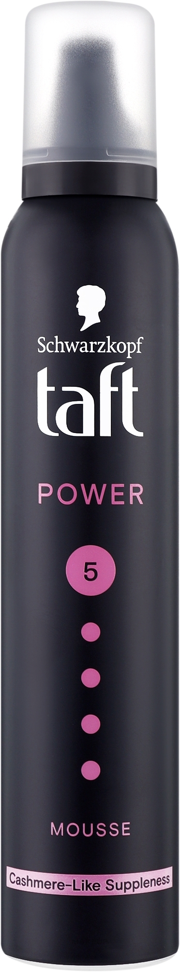 Mega Hold Styling Hair Mousse "Cashmere Touch" - Schwarzkopf Taft Power Cashmere Touch Mousse  — photo 200 ml