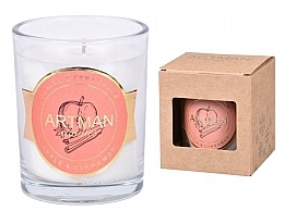 Fragrances, Perfumes, Cosmetics Decorative Candle in Glass, 8x9.5 cm - Artman Apple Cinnamon
