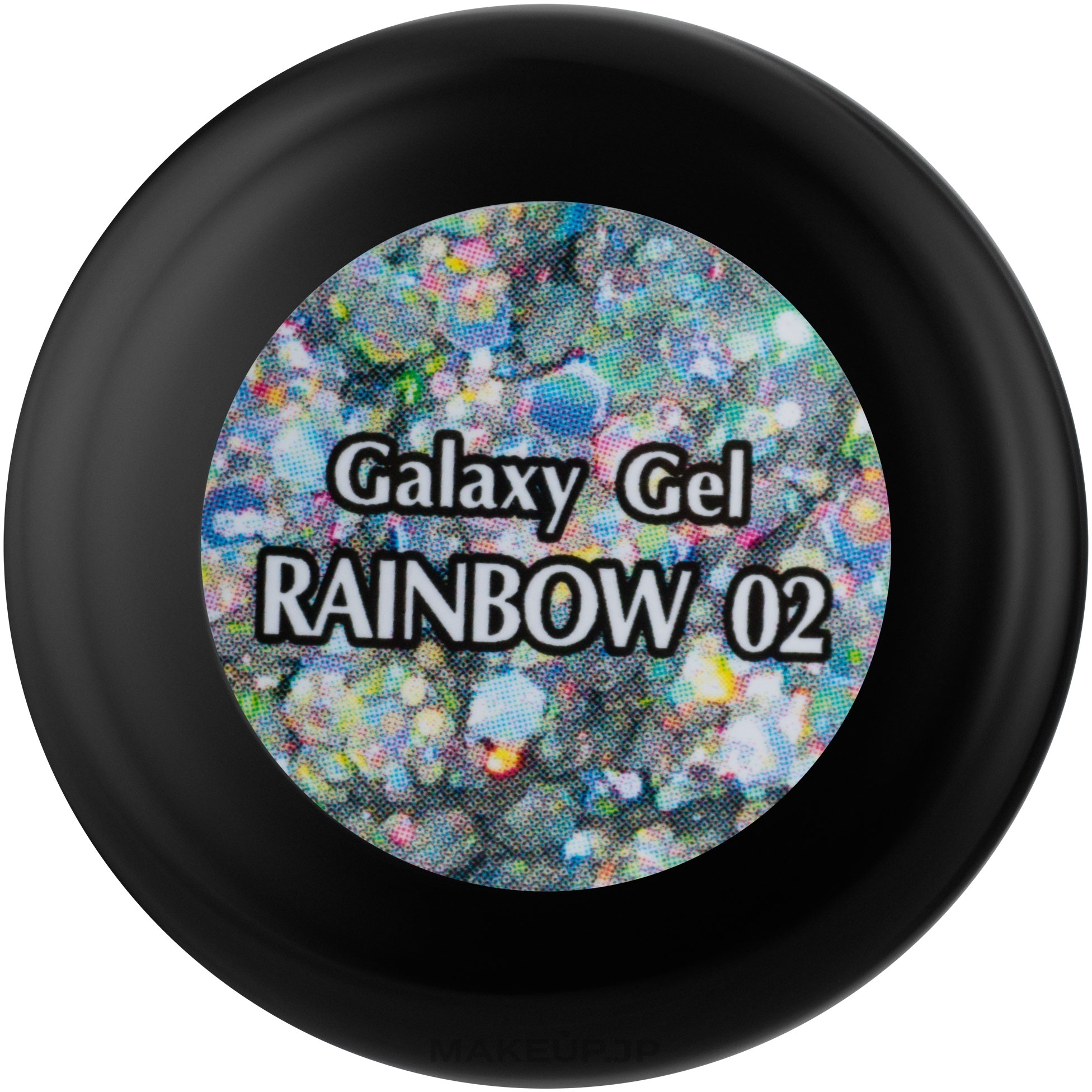 Galaxy Nail Gel - PNB UV/LED Galaxy Gel — photo 02 - Rainbow