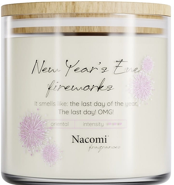 Scented Soy Candle 'New Year`s Eve Fireworks' - Nacomi Fragrances — photo N1