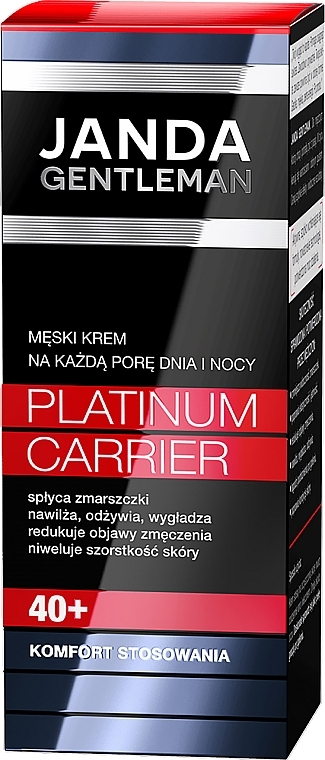 Men Anti-Wrinkle Cream 40+ - Janda Gentleman Platinum Carrier  — photo N2