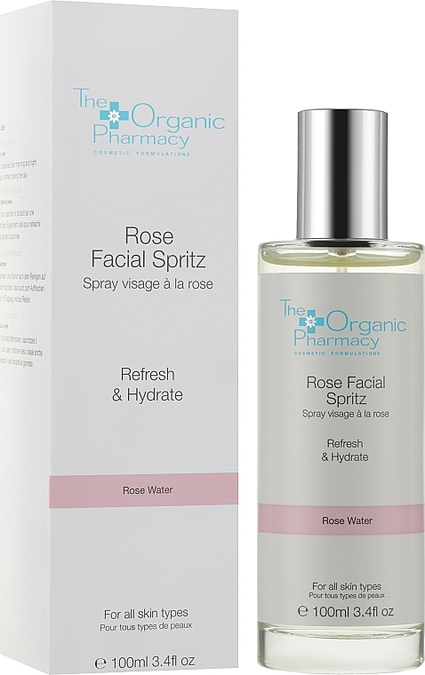 Facial Spray - The Organic Pharmacy Rose Facial Spritz — photo N2