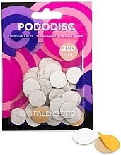 Fragrances, Perfumes, Cosmetics Pedicure Disc Refills "Pododisc", S, white, 320 grit, 50 pcs - Staleks Pro