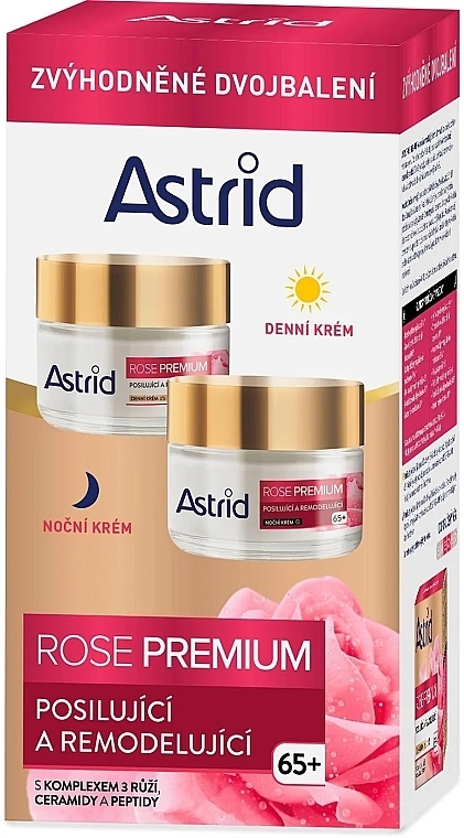 Set - Astrid Rose Premium 65+ (d/cr/50ml + n/cr/50ml) — photo N1