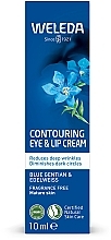 Blue Gentiana & Alpine Edelweiss Eye & Lip Contour Cream - Weleda — photo N2