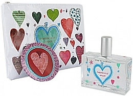 Fragrances, Perfumes, Cosmetics Fragonard Mademoiselle Amour - Set (edt/50ml+pouch/1pcs+mir/1pcs)