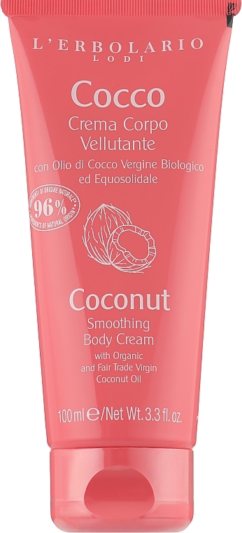 Caribbean Coconut Smoothing Body Cream - L'Erbolario Coconut Smoothing Body Cream — photo N1