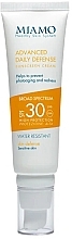 Fragrances, Perfumes, Cosmetics Face Sun Cream - Miamo Advanced Daily Defense Sunscreen Cream SPF30